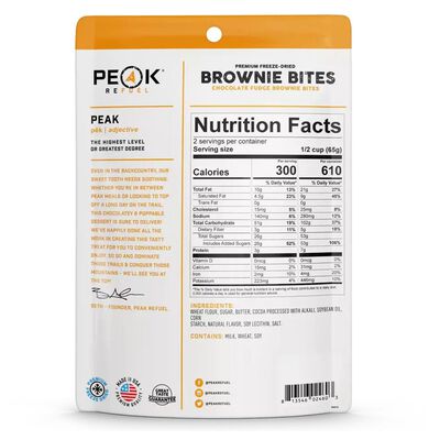 Peak Refuel Fudge Brownie Bites