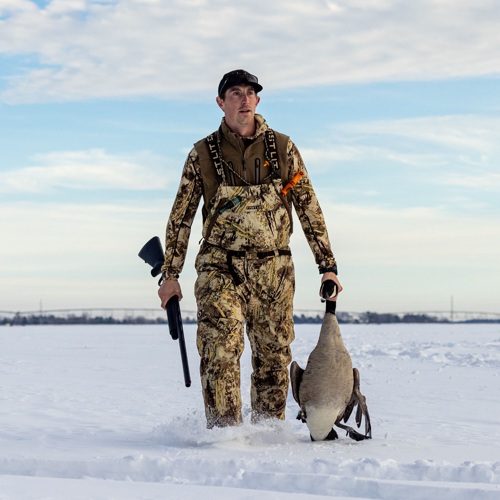 Snow goose hunting top bibs