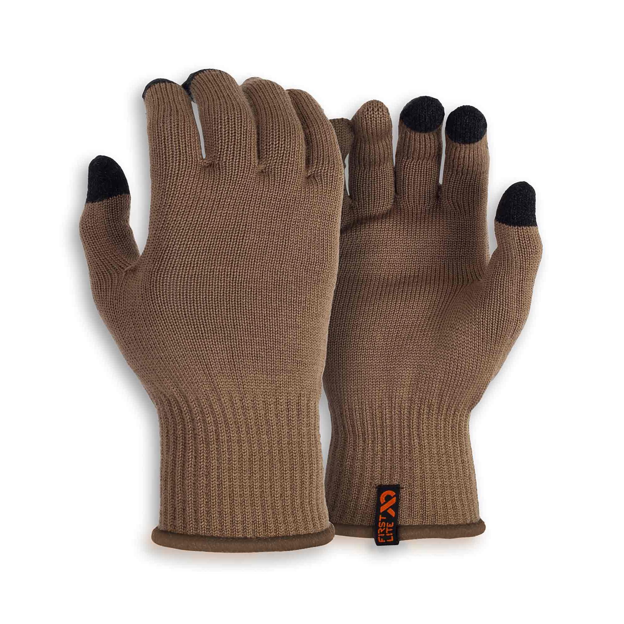 Wool fingerless hotsell hunting gloves