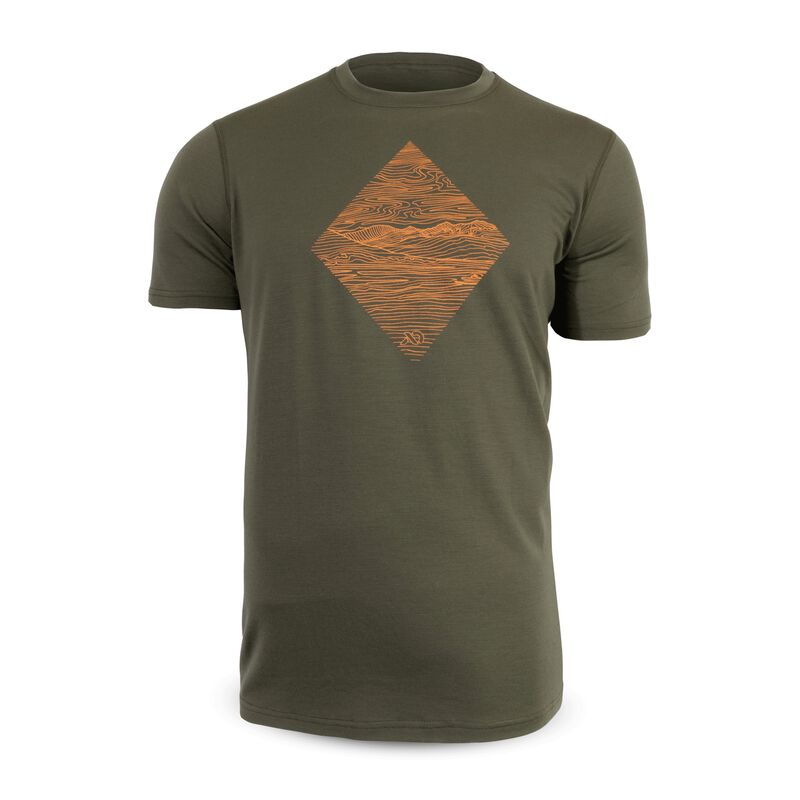 Men's Aerowool Tech Tee Topo Diamond image number 2