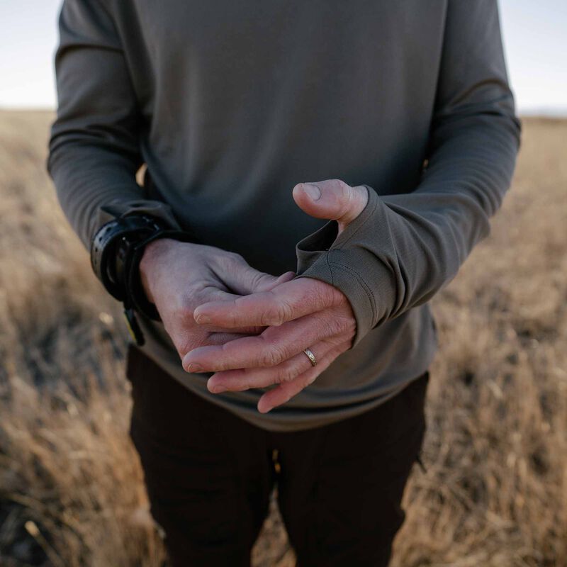 Men's Yuma Synthetic Long Sleeve Crew image number 9
