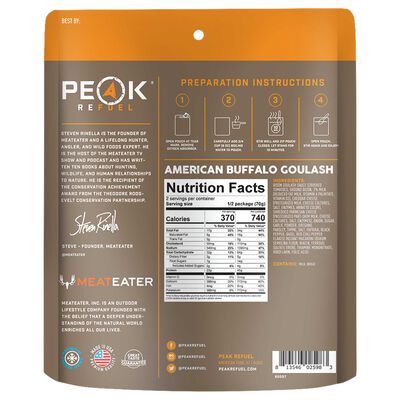 Peak Refuel American Buffalo Goulash