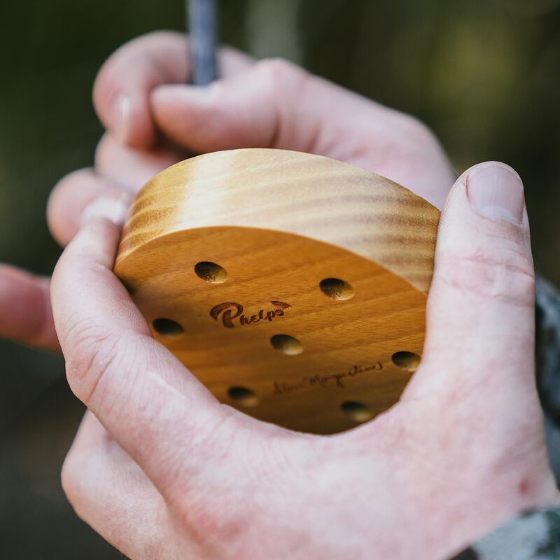 Morgenstern Signature Osage Orange Aluminum Over Slate Turkey Pot Call image number 5