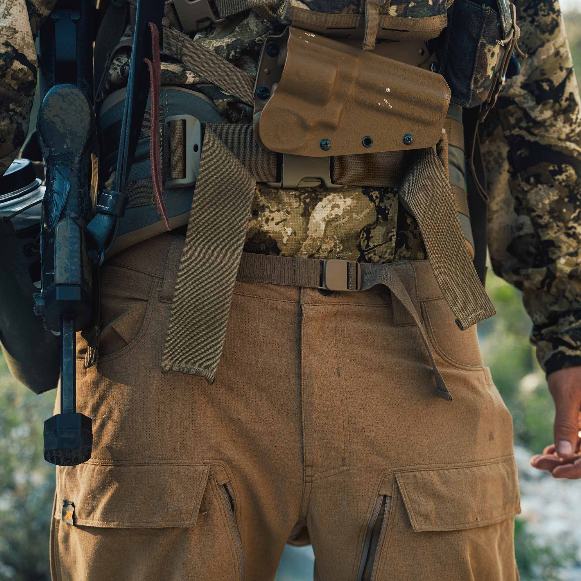 Pants with molle webbing sales