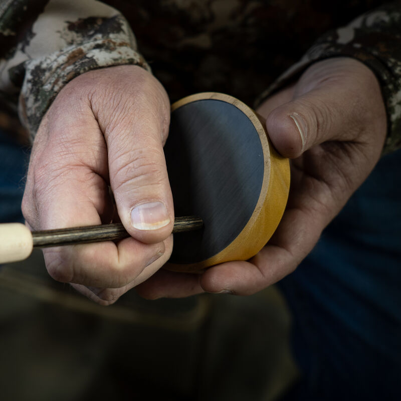 Morgenstern Signature Mulberry Gray Slate Turkey Pot Call image number 5