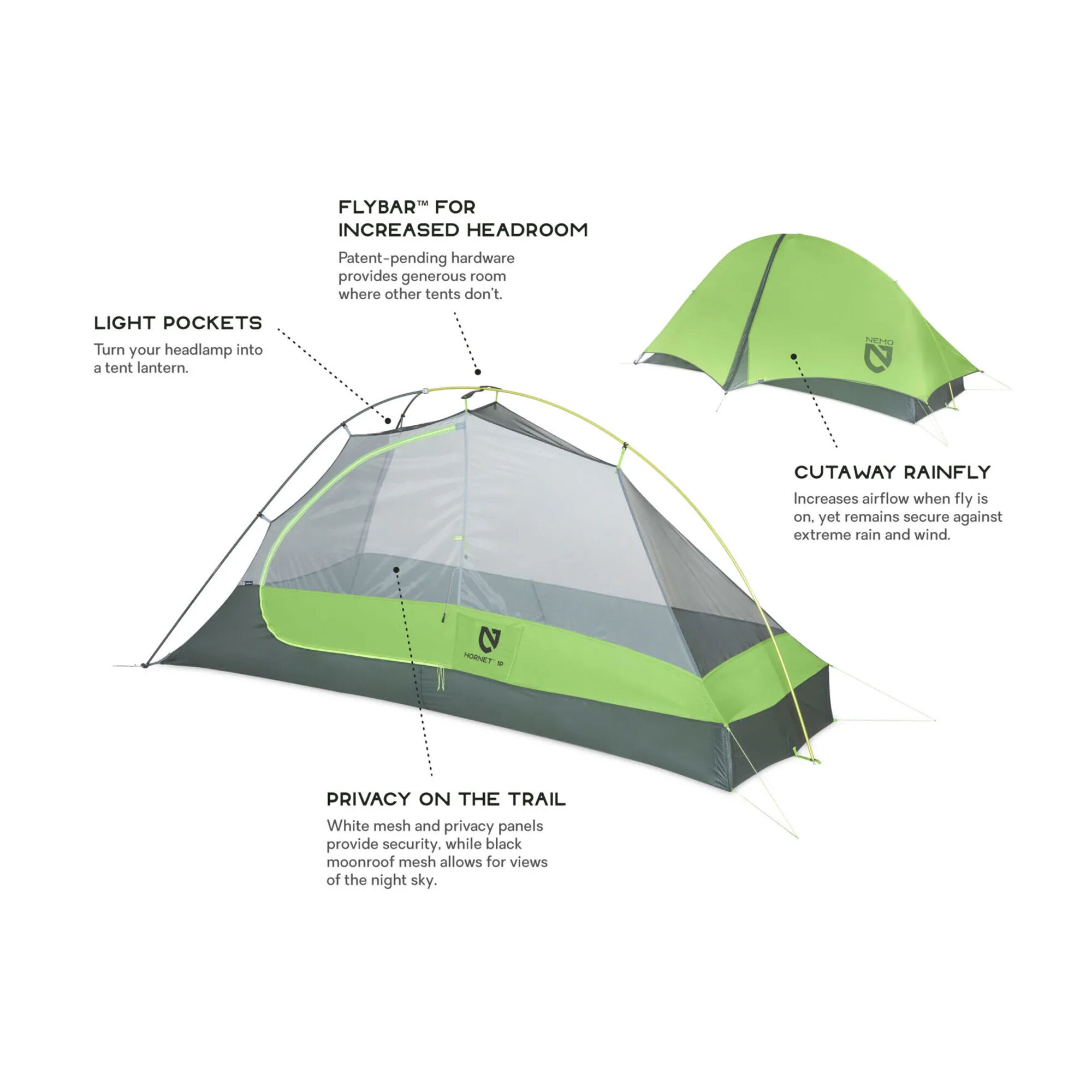 Nemo hornet 2p dimensions sales