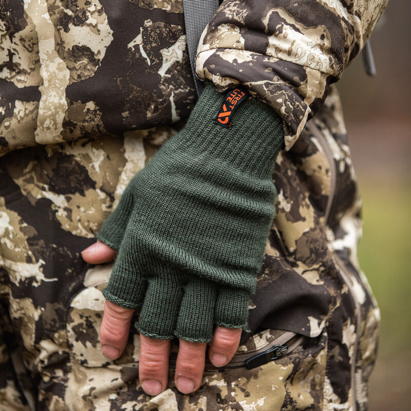 Talus Fingerless Merino Hunting Glove | Conifer | Size Small