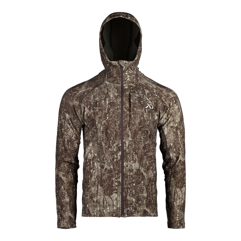  Bear Printed Two Side Wear Jacket Men Hooded