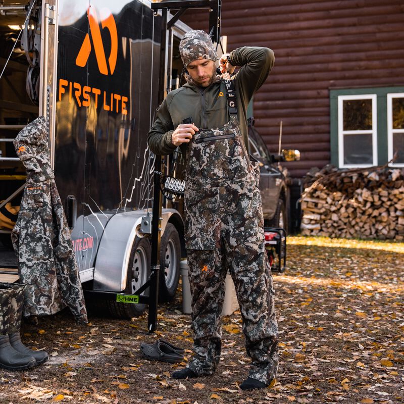 Guide Gear Men's Dry Waterproof Hunting Coveralls with Hood, Insulated Camo  Hunt Overalls 