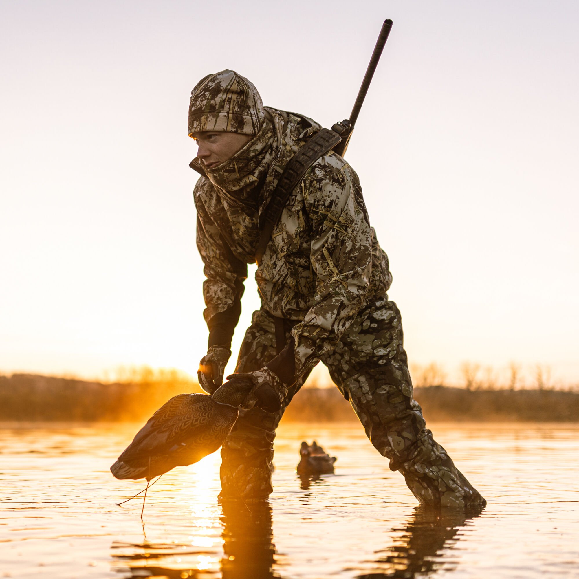 Duck hunting rain jacket shop