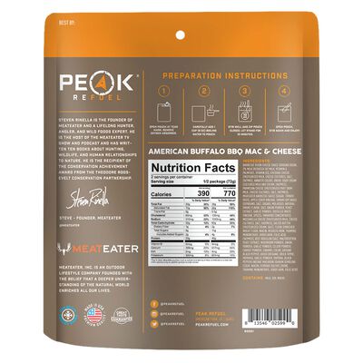 Peak Refuel American Buffalo BBQ Mac & Cheese