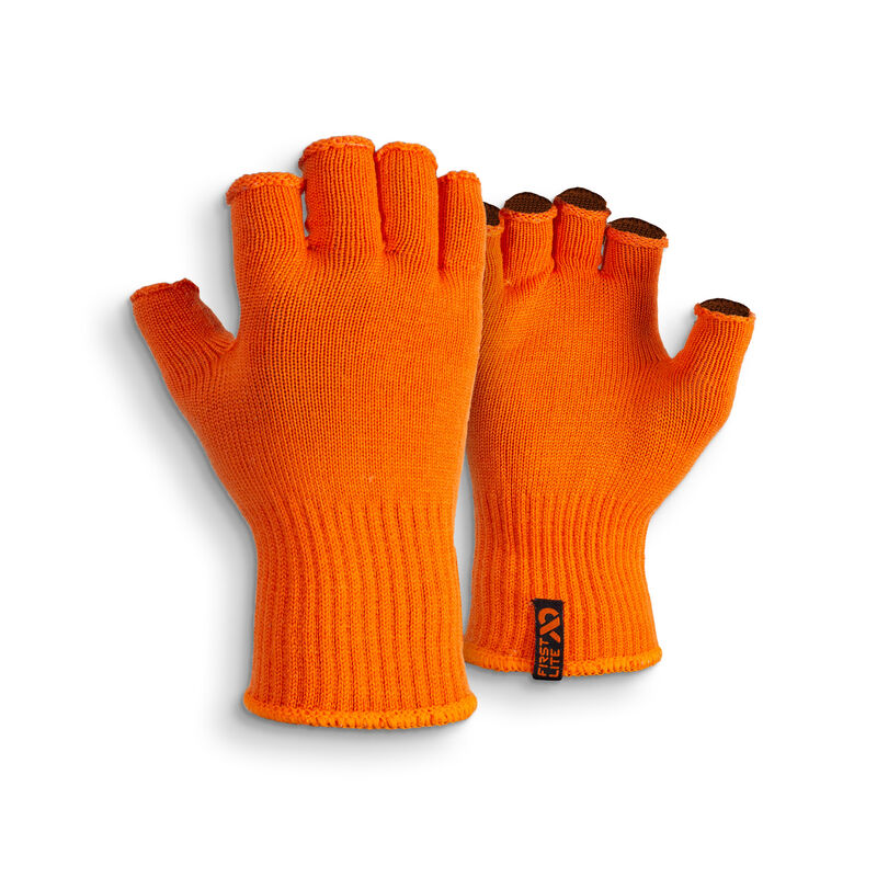 First Lite Talus Fingerless Merino Glove-Hunter Orange-XL
