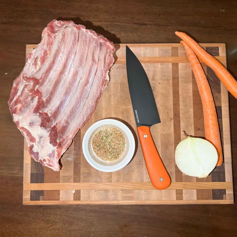 MeatEater x MKC MeatEater Edition Shedhorn Chef Knife image number 6
