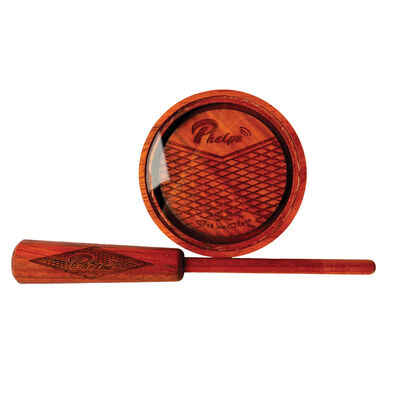 Phelps Padauk Pot - Crystal Over Padauk Turkey Pot Call