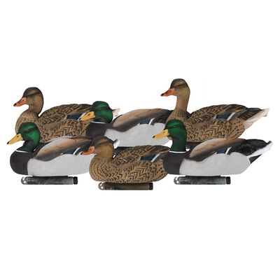 Dakota Decoy Mallard Fully Flocked Floating 6 Pack